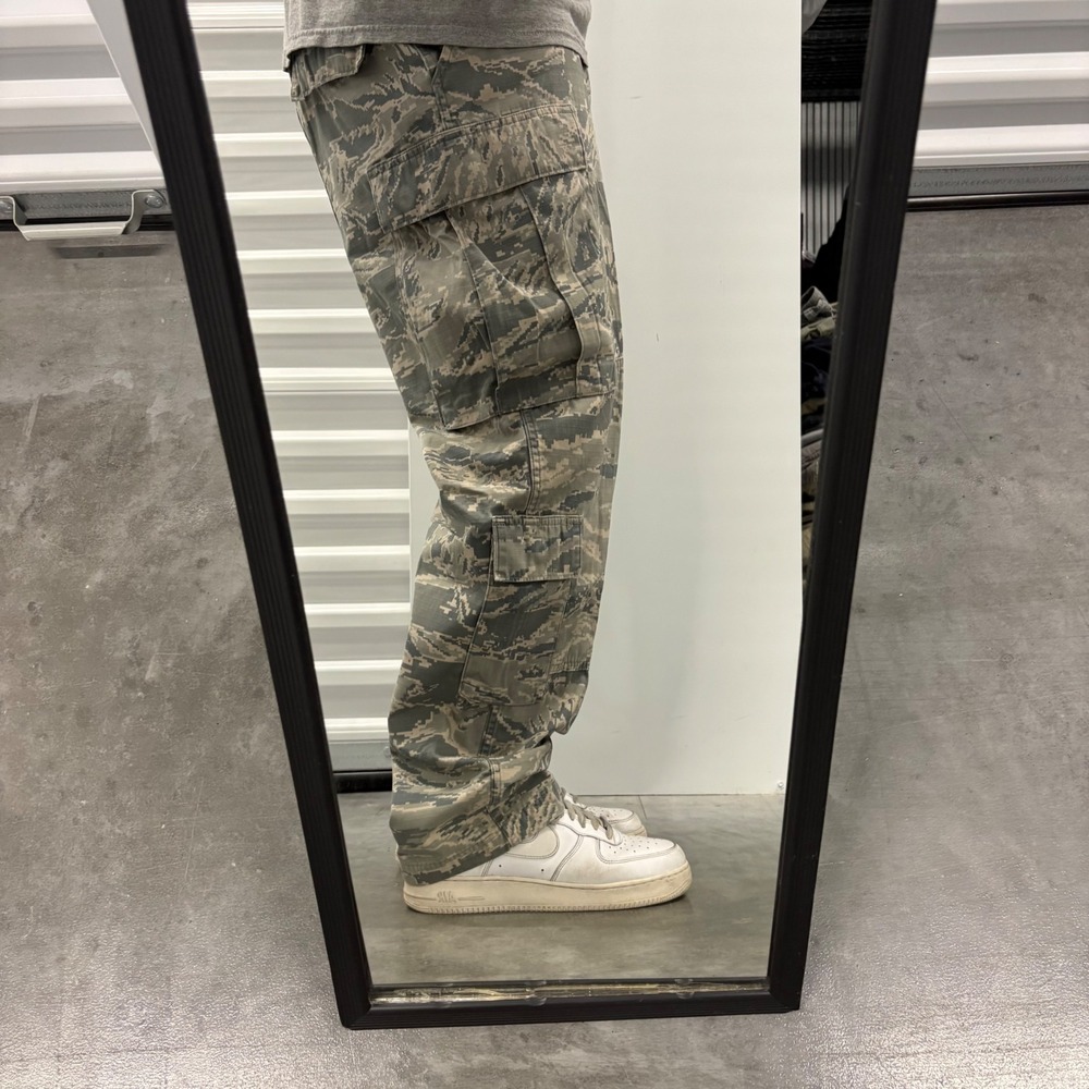 US Air Force Digital Tiger Stripe Camo Cargo Pants Mens 32x30 Military Utility